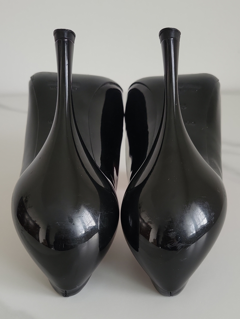 Miu Miu Black Patent High Heel Pumps - Picture 13 of 16